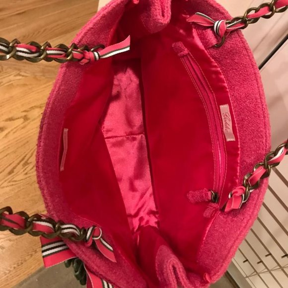 Vintage Fushia Goldie Purse - Picture 2 of 5